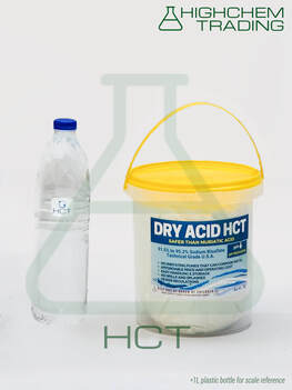 Dry Acid HCT, Dry Acid, pH reducer, pH down, Muriatic Acid Subtitute, Muriatic Acid, Highchem Trading