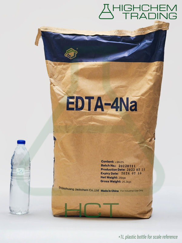 EDTA, EDTA 4Na, Ethylenediaminetetraacetic acid Tetrasodium, Tetrasodium EDTA, Manila, Supplier, Distributor, Philippines, Highchem Trading