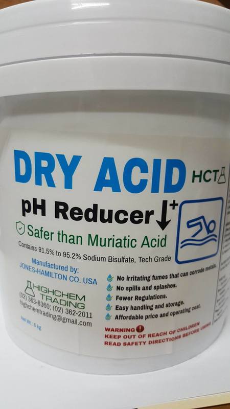 Dry Acid HCT, Highchem Trading, Manila Philippines